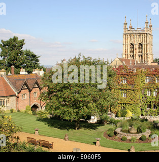 Gatehouse abbaye Abbey Hotel Malvern Priory Great Malvern Worcestershire England UK Banque D'Images