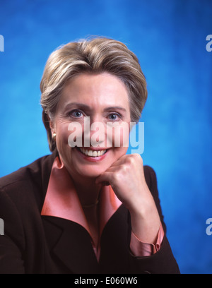 Hillary Rodham Clinton 2002 puis sénateur de New York, l'ancienne première dame des États-Unis d'Amérique, Démocrates Banque D'Images