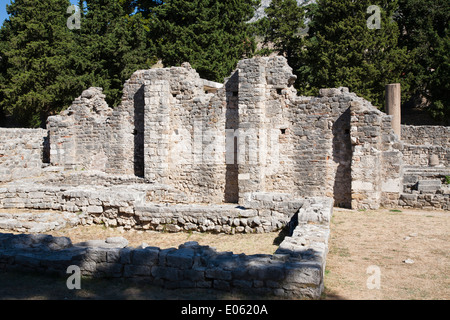 Zone archéologique, solin, Dalmatie, Croatie, Europe Banque D'Images