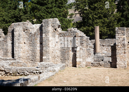 Zone archéologique, solin, Dalmatie, Croatie, Europe Banque D'Images