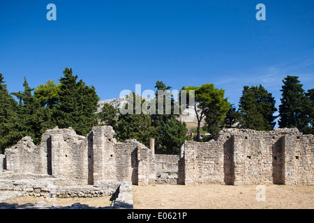 Zone archéologique, solin, Dalmatie, Croatie, Europe Banque D'Images