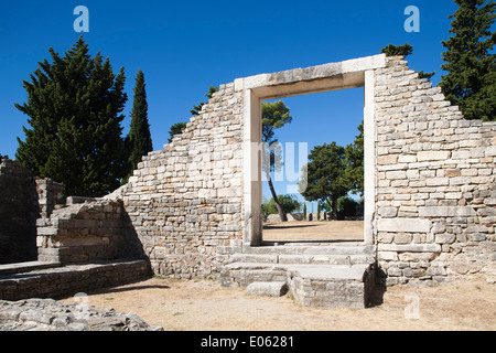 Zone archéologique, solin, Dalmatie, Croatie, Europe Banque D'Images