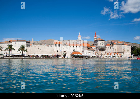 Vue panoramique, Trogir, en Dalmatie, Croatie, Europe Banque D'Images