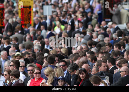 Newmarket, au Royaume-Uni. 06Th Mai, 2014. Foules pendant les 2014 guinées de Newmarket Festival : Action Crédit Plus Sport/Alamy Live News Banque D'Images