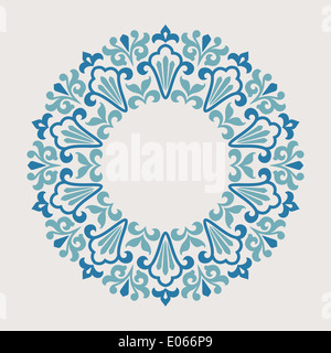 Ornement Motif rond. Banque D'Images