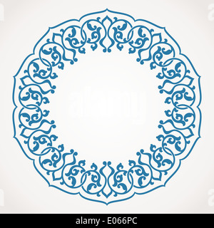 Ornement Motif rond. Banque D'Images