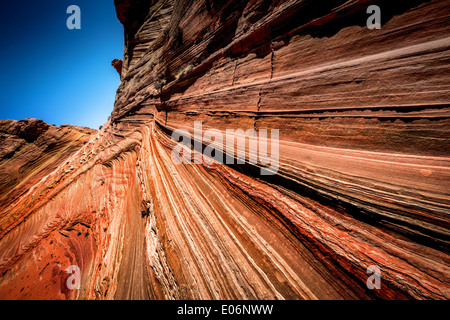 Rock formations dans le Coyote Buttes South région, Arizona, USA Banque D'Images