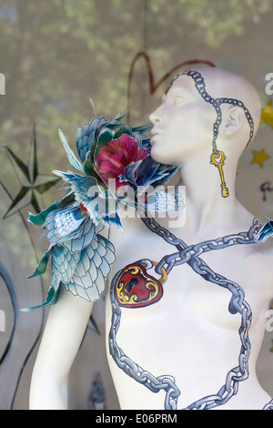 Fenêtre d'affichage mannequin Banque D'Images