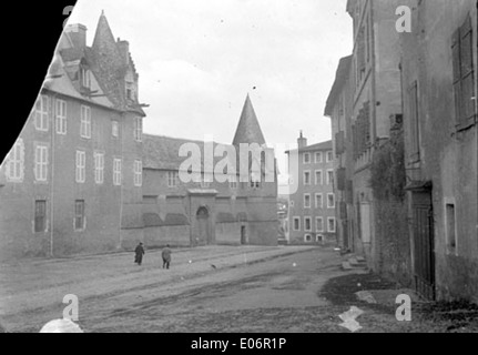 Archevêché, Albi, 20 avril 1895 Banque D'Images