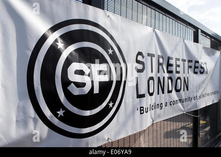 Londres, Royaume-Uni. 4e mai 2014. Un jour un Streetfest festival culture urbaine. Crédit : Simon Balson/Alamy Live News Banque D'Images