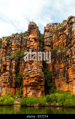 Sur le roi George River Gorge, le Kimberley, Western Australia, Australia Banque D'Images