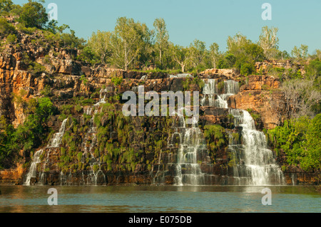 Cascade de King sur la rivière le Prince Régent, Kimberley, Western Australia, Australia Banque D'Images