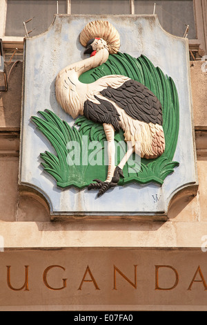 Détail Maison de l'Ouganda à Trafalgar Square London Banque D'Images