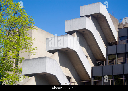 Institut d'éducation de l'Université de Londres Bloomsbury Londres Angleterre Royaume-uni béton architecture brutaliste Banque D'Images