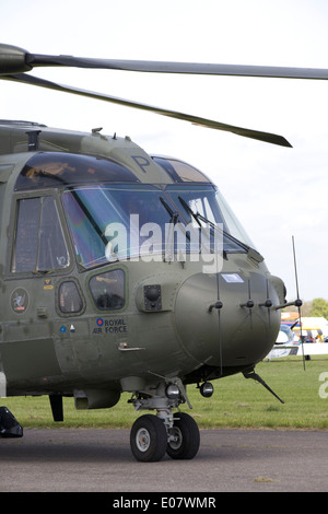 AW101 Cormorant EH101 Merlin d'hélicoptères de transport moyen 78 Squadron RAF Benson Banque D'Images
