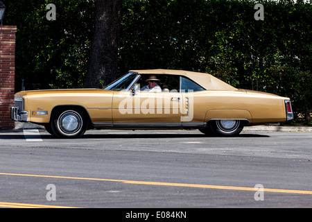 Un 1972 Cadillac Fleetwood Eldorado Convertible Banque D'Images