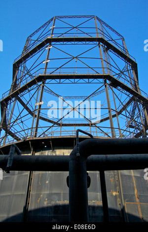 Dans le 798 Gasholder désaffectées Art Zone, Beijing. Banque D'Images