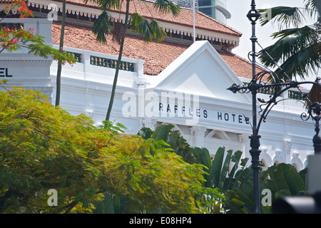 L'historique Raffles Hotel, Singapore. Banque D'Images