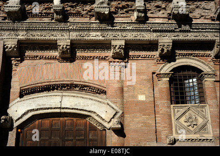 Italie, Rome, Casa dei Crescenzi, maison médiévale Banque D'Images