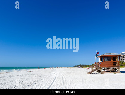 Lido Beach, Sarasota, la Côte du Golfe, Florida, USA Banque D'Images