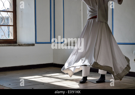 Cire du derviche tourneur. Musée Mevlana Jalaluddin Rumi à Konya, Turquie Banque D'Images