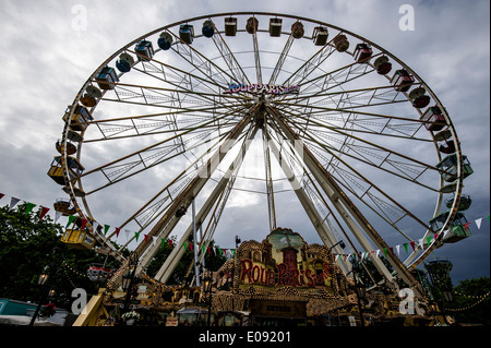 Roue Riesenrad, Ferry,Plaerrer, Augsbourg, Banque D'Images