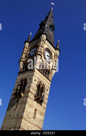 Tour de l'horloge de Darlington Banque D'Images