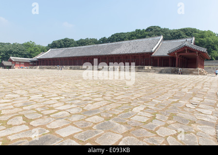 Sanctuaire de Jongmyo, à Séoul, Corée du Sud, site du patrimoine mondial Banque D'Images