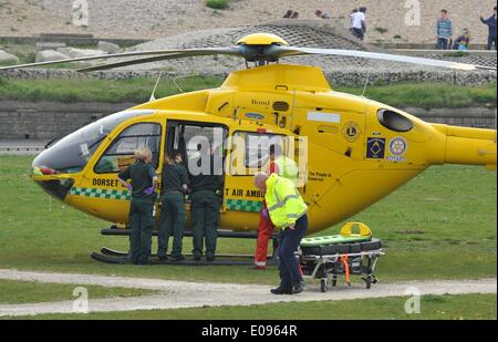 Dorset et Somerset Air Ambulance, UK Banque D'Images