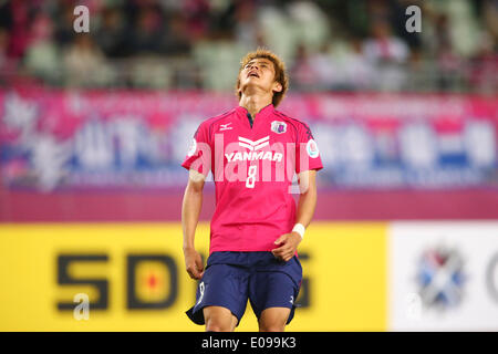 Stade Yanmar Nagai, Osaka, Japon. 6 mai, 2014. Yoichiro Kakitani (Cerezo), 6 mai 2014 - Football : Football /Ligue des Champions de l'AFC 2014 ronde de 16 1ère manche match entre Cerezo Osaka 1-5 Guangzhou Evergrande Stade Nagai, Yanmar à Osaka, Japon. © Yohe Banque D'Images