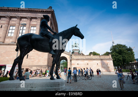 Allemagne, Berlin, Mitte, Museumsinsel island, Alte Nationalgalerie ancienne Galerie Nationale Banque D'Images