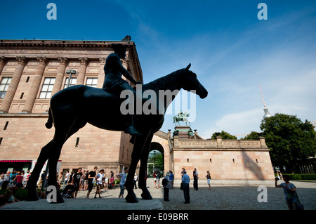 Allemagne, Berlin, Mitte, Museumsinsel island, Alte Nationalgalerie ancienne Galerie Nationale Banque D'Images