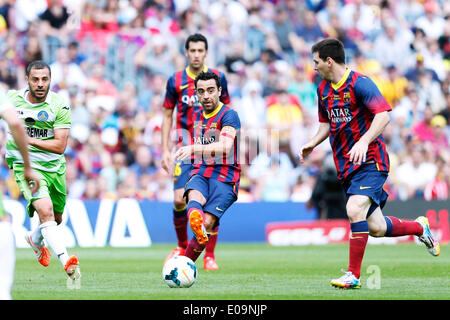 Barcelone, Espagne. 3 mai, 2014. Xavi (Barcelone), 3 mai 2014 - Football/soccer : Espagnol Primera Division 'Liga BBVA' match entre FC Barcelona 2-2 Getafe au Camp Nou à Barcelone, Espagne. © D.Nakashima/AFLO/Alamy Live News Banque D'Images