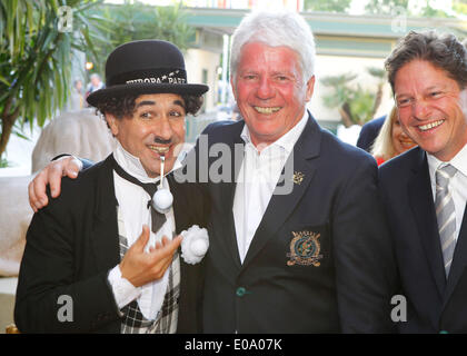 Herbolzheim, Allemagne - le 5 mai 2014 : Eagles Charity Golf Cup et de Gala au Golfclub Breisgau et Europa Park, Rust avec musique Producteur Thomas Stein et Charly : dpa Crédit photo alliance/Alamy Live News Banque D'Images