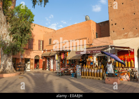 Souk Médina, Marrakech, Maroc, Afrique du Nord. Banque D'Images