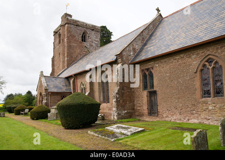 L'église St Mary Foy près de Ross on Wye Herefordshire Angleterre UK Banque D'Images