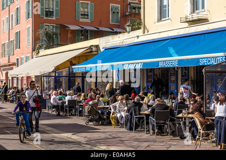 Le Safari, Cours de Saleya, Nice, Alpes Maritimes, Provence, Côte d'Azur, Méditerranée, France, Europe, Banque D'Images