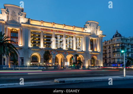 Palais la Mediterranee , Casino, Nice, France, Côte d'Azur, Alpes Maritime, le français Banque D'Images