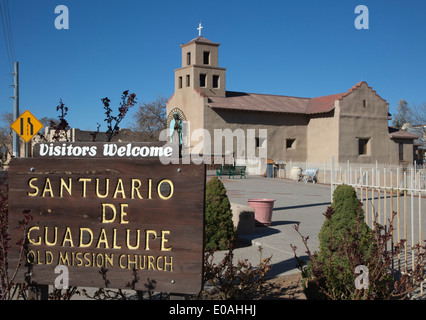 El Santuario de Guadalupe, une ancienne église de la mission Banque D'Images