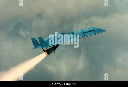 L'UAV Teledyne Ryan était un véhicule aérien sans pilote (UAV) pionnier utilisé dans les missions de reconnaissance militaire. Ce drone faisait partie des premiers développements technologiques de RPV (véhicule télépiloté) pendant la guerre froide. Banque D'Images