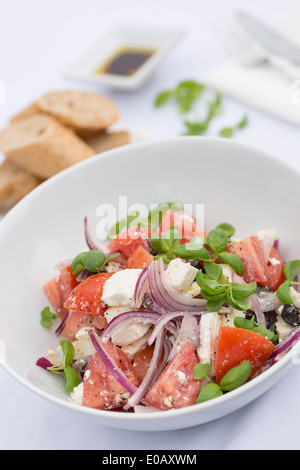 Salade de feta Banque D'Images