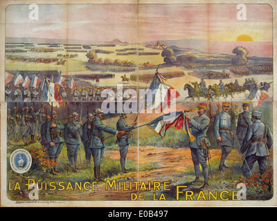 La puissance militaire de la France - 1917 Banque D'Images