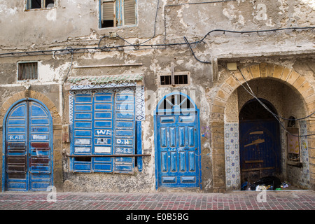 Rue de la médina à essaouira maroc Banque D'Images