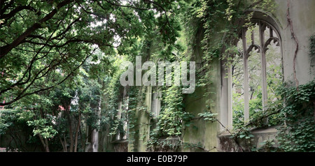 Un détail de Saint Dunstan-dans-le-est de l'Église, Ville de London, UK. Banque D'Images