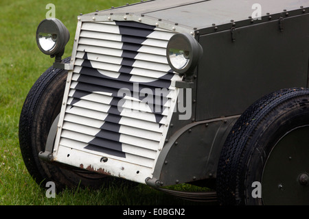 Voiture blindée Austro-hongroise WWI Armour Panzer Romfell Banque D'Images