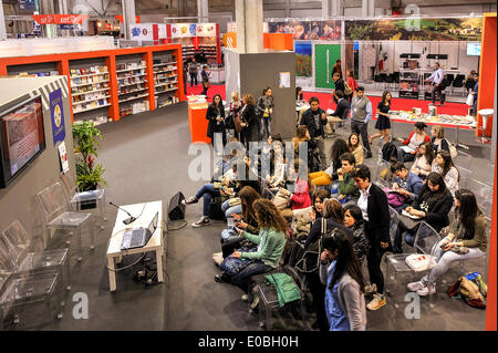 Italie Piémont Turin 27e Salon International du Livre 8 Mai 2014 Banque D'Images