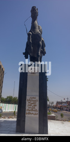 La statue du roi Faisal I Banque D'Images