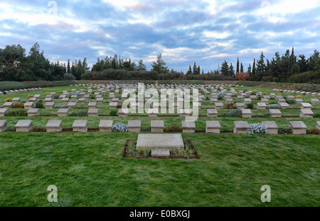 Arbre généalogique douze Copse Cemetery à Gallipoli, en Turquie Banque D'Images