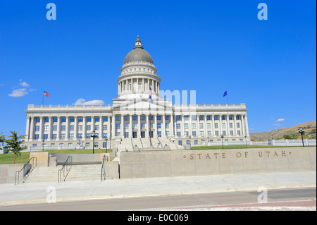 L'Utah State Capitol Building, Capitol Hill, Salt Lake City, Utah, USA Banque D'Images