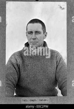 Le capitaine Lawrence Edward Grace Oates au cours de l'expédition Antarctique Britannique de 1911-1913, ca 1911 Banque D'Images